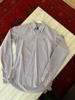 Polo by Ralph Lauren women's Light Lavender Oxford Button-Down Shirt